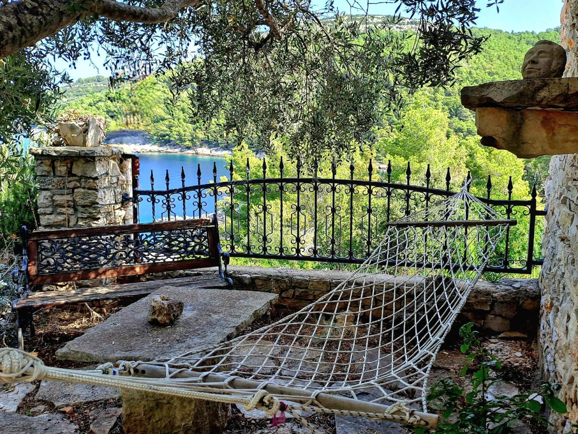 Villa Stone House Poplat Vela Luka Esterno foto